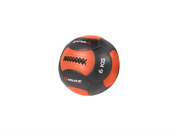 Funksjonell treningsball - 6 kg Rød